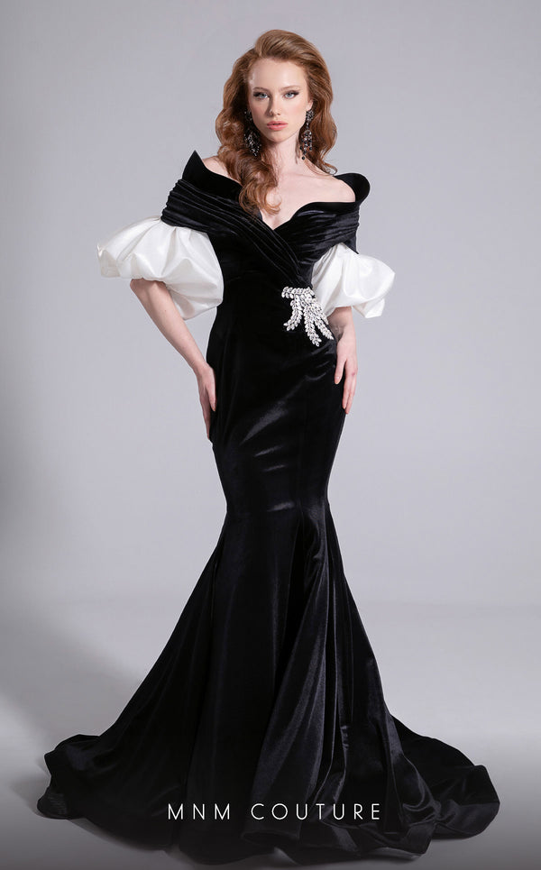 Long Formal Prom Mermaid Evening Dress MNM Couture F02898