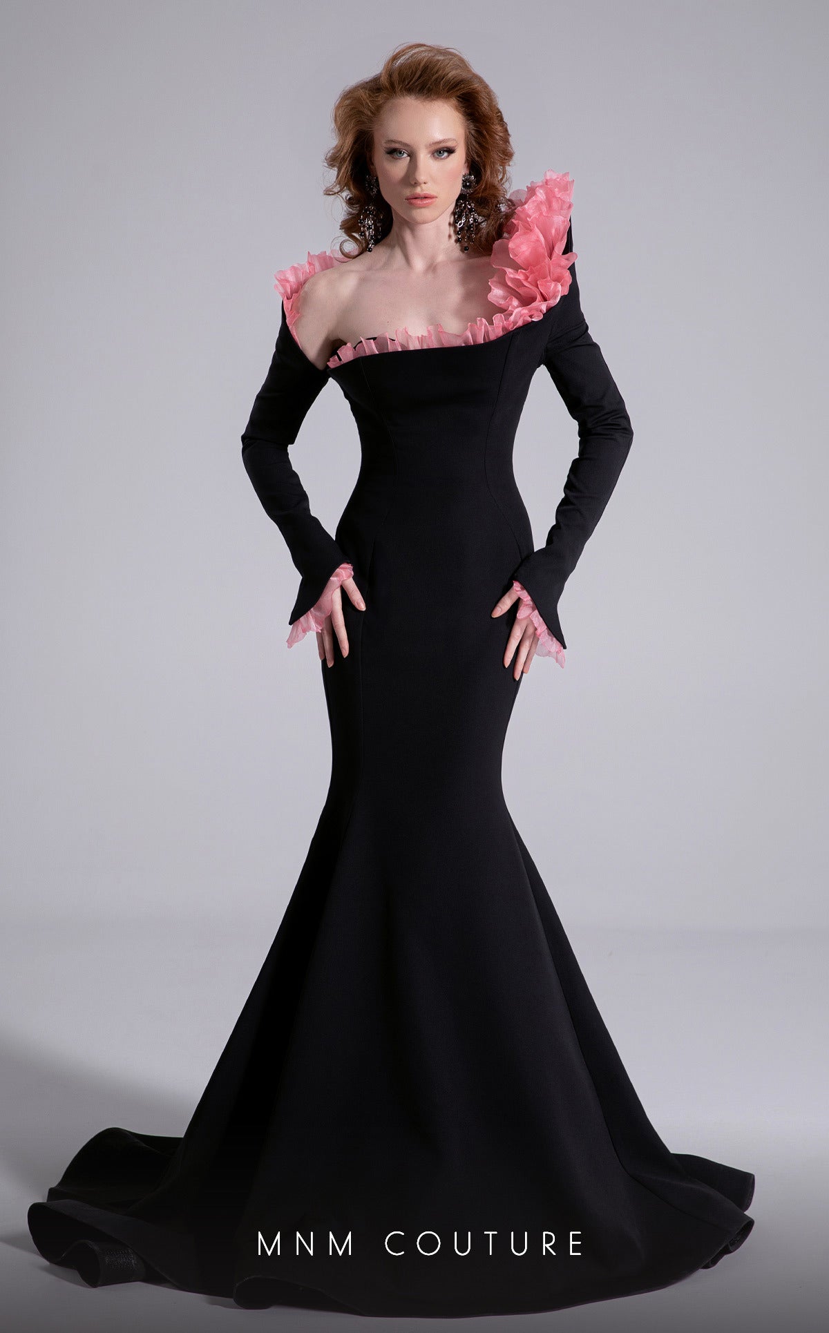 Mother of the Bride Dresses Mermaid Formal Long Mother of the Bride Dress Black
