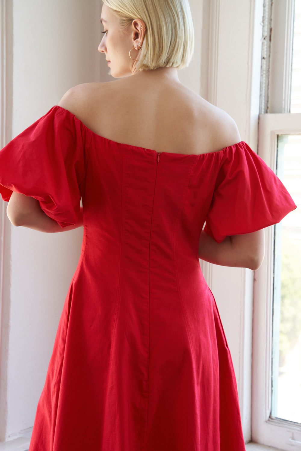 Cocktail Dresses Cocktail Midi Short A Line Dress Flying Tomato FD1015 Red