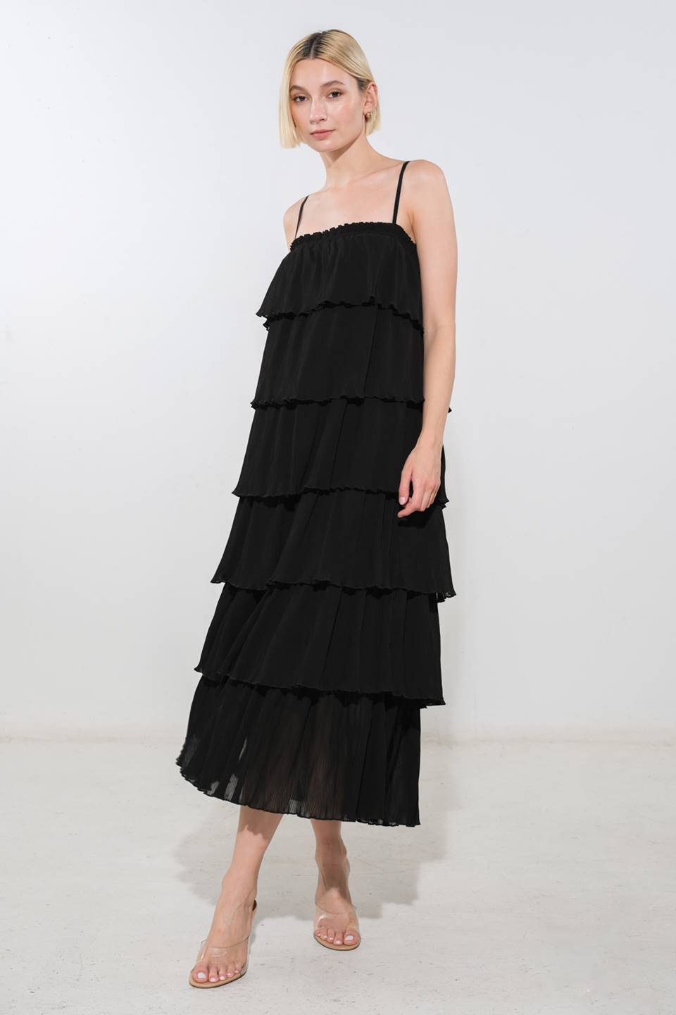 Cocktail Dresses Evening Cocktail Midi Dress Flying Tomato FD1114 Black