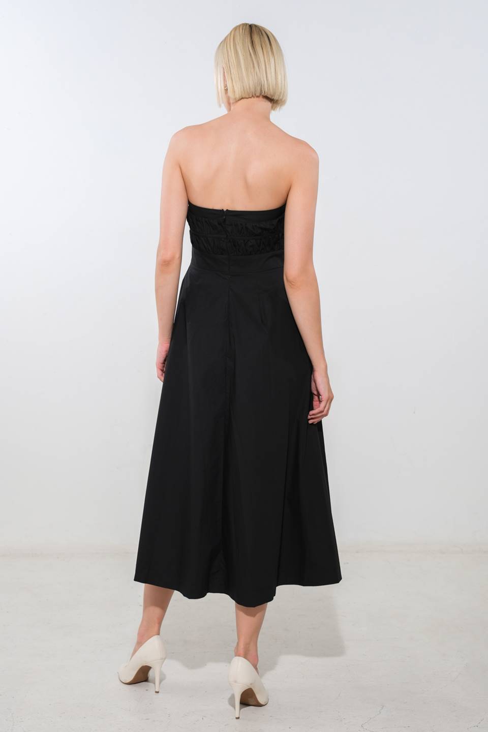 Cocktail Dresses Evening Formal Cocktail Midi Dress Flying Tomato FD1166 Black