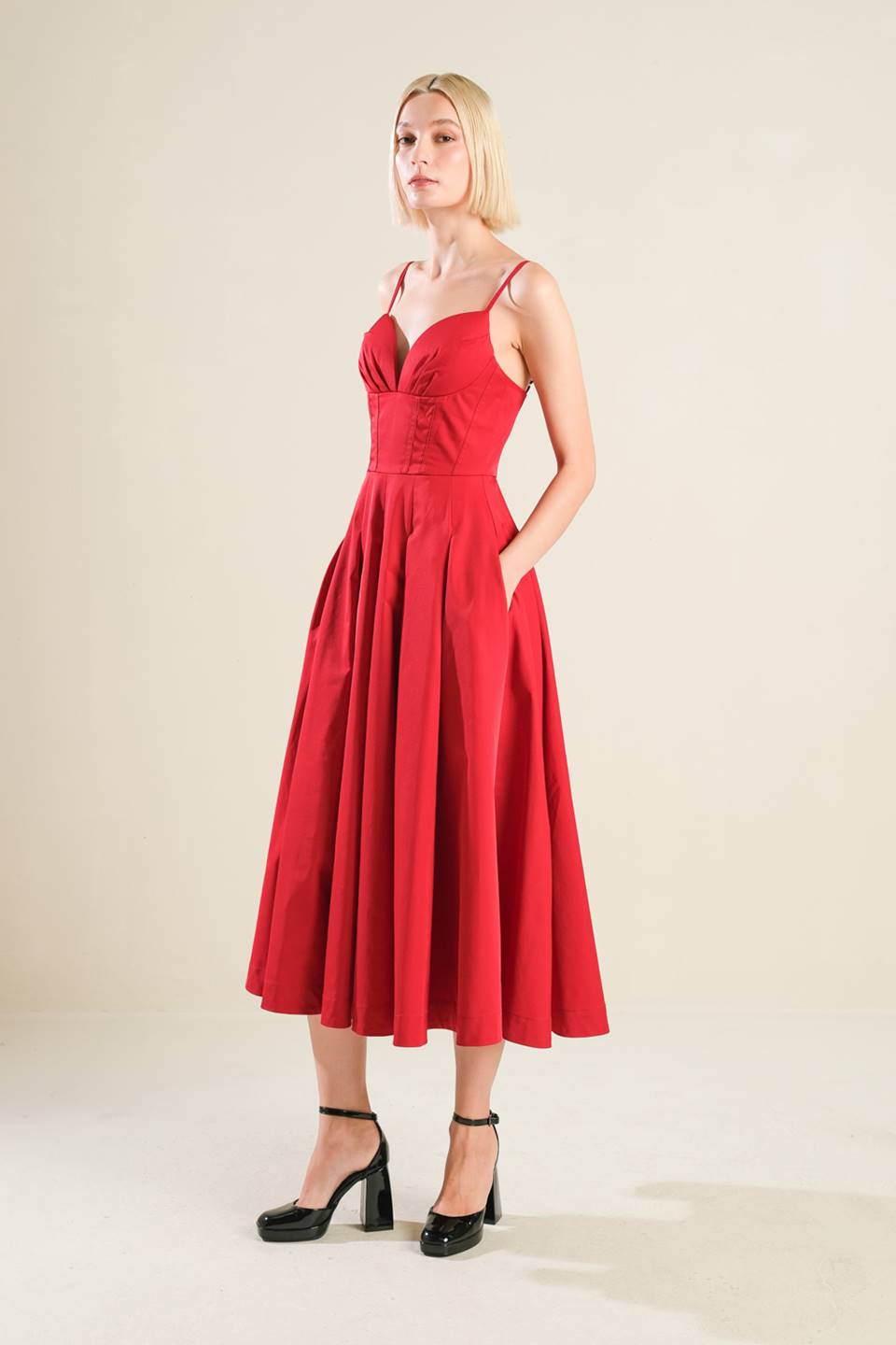 Evening Cocktail Midi Dress Flying Tomato FD1274