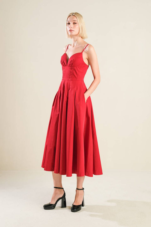 Evening Cocktail Midi Dress Flying Tomato FD1274