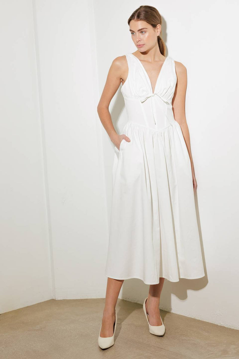 Midi A Line Short Wedding Bridal Dress Flying Tomato FD1330
