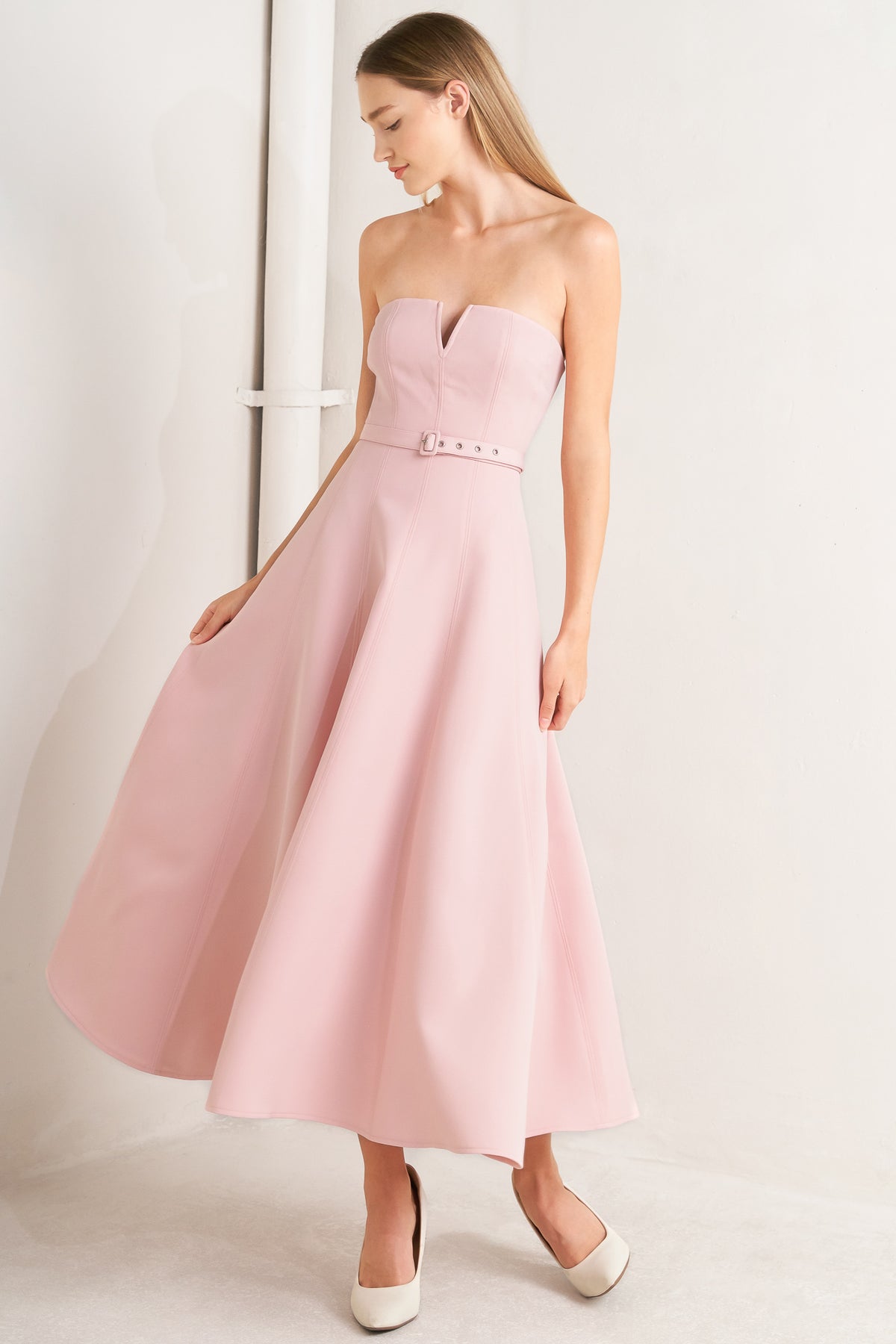 Cocktail Dresses Midi A Line Evening Cocktail Dress Flying Tomato FD1886 Pink