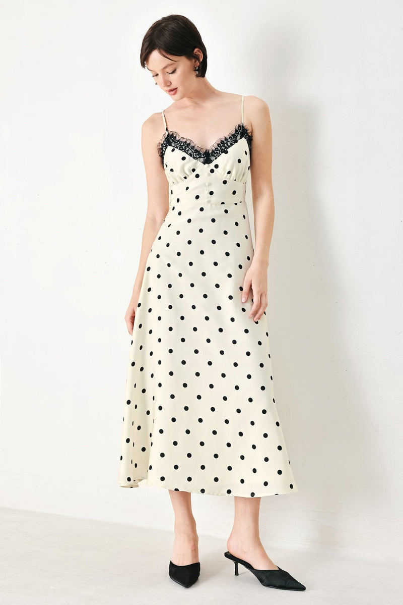 Sweetheart Midi Crepe Cocktail A-Line Dress Flying Tomato FD2210