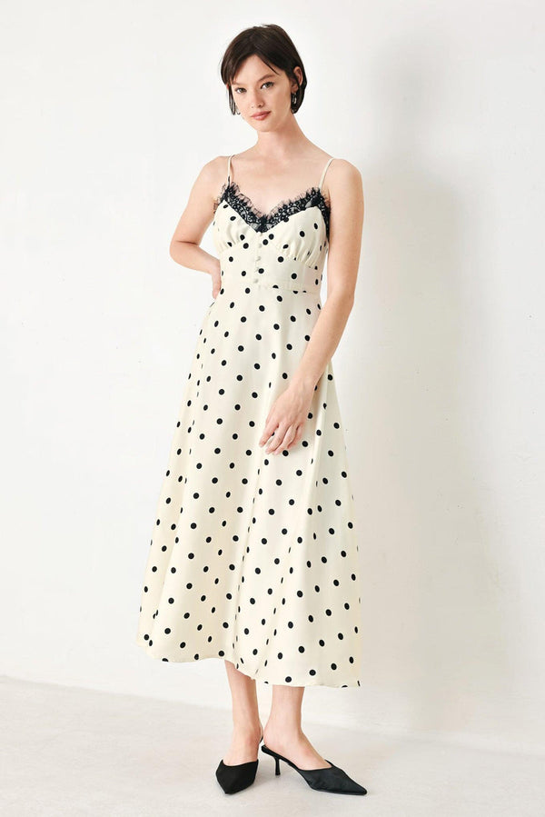 Sweetheart Midi Crepe Cocktail A-Line Dress Flying Tomato FD2210