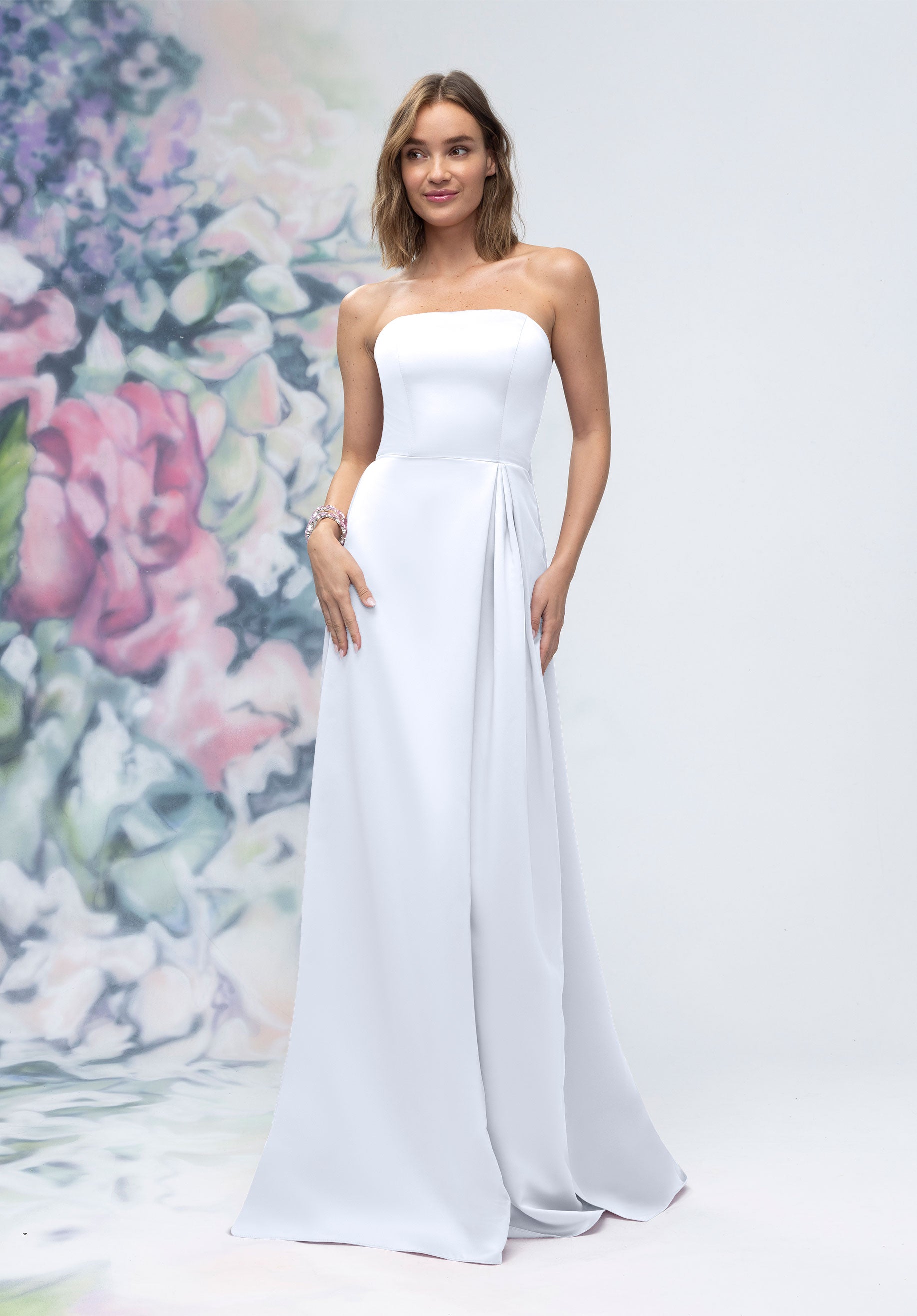 Formal Dresses Formal Evening Long Dress Fog-Satin-3030014-Pleated