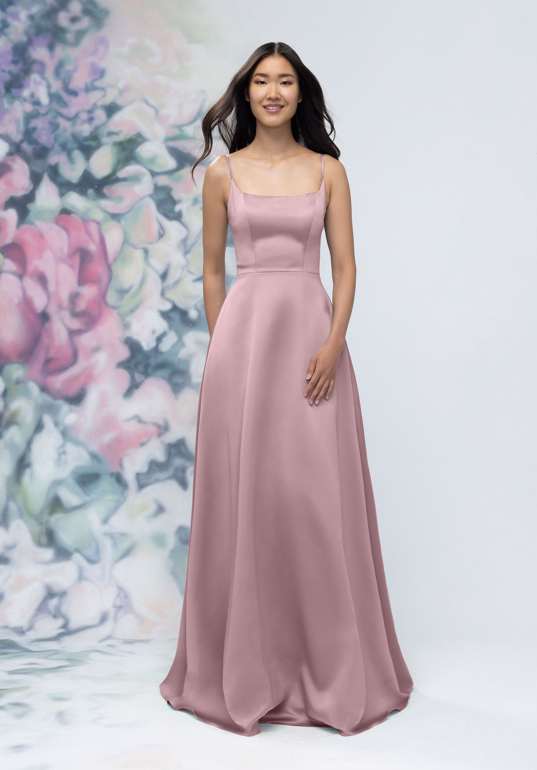 Formal Dresses Long Formal Evening Gown French Lilac-Satin-3030017-A Line