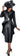 Plus Size Plus Size Tea Length Long Sleeve Mother of the Bride Dress Black