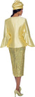 Plus Size Glitter Plus Size Tea Length Mother of the Bride Dress Yellow