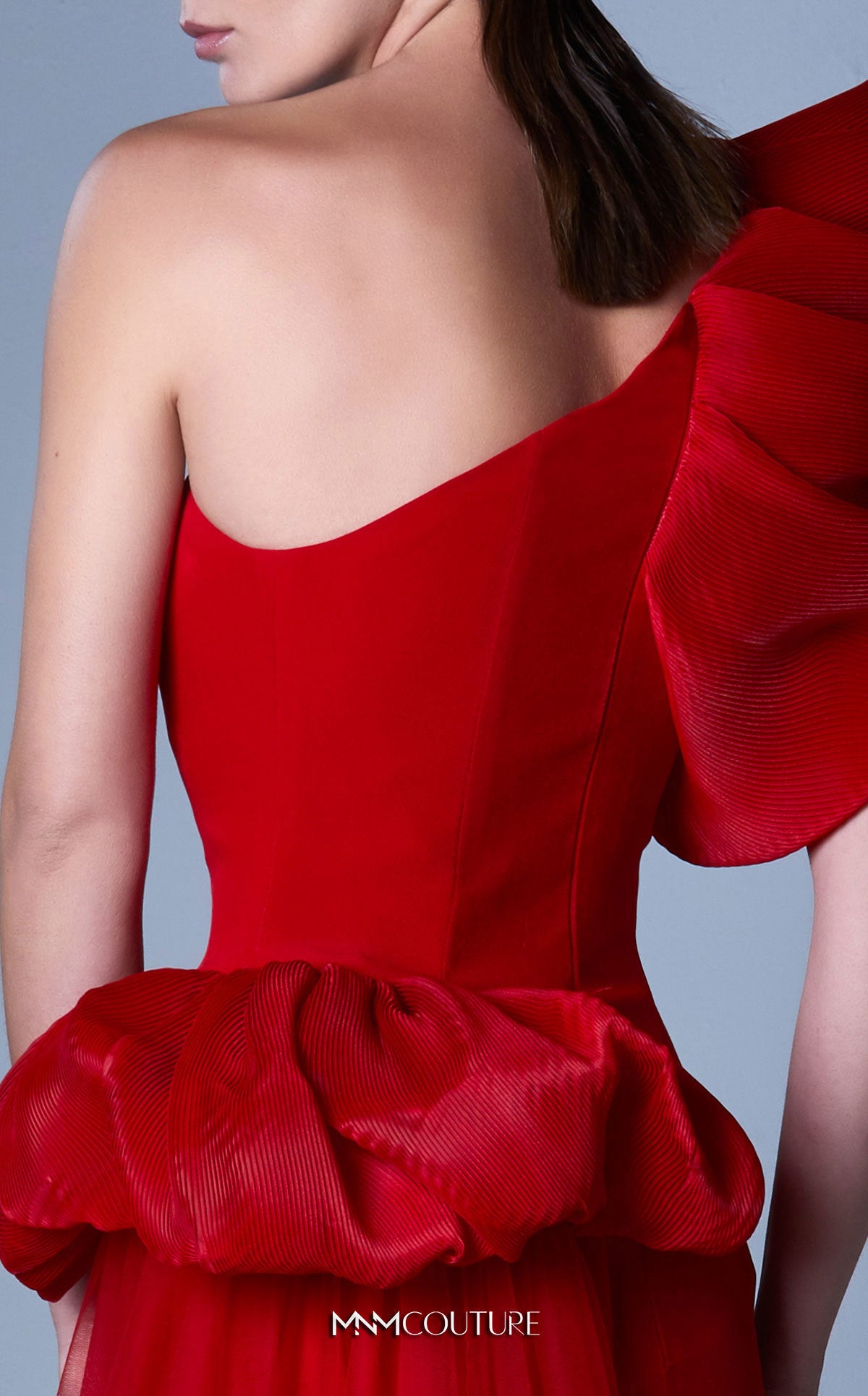 MNM Couture G1096 Long Fitted Formal Slit Prom Dress