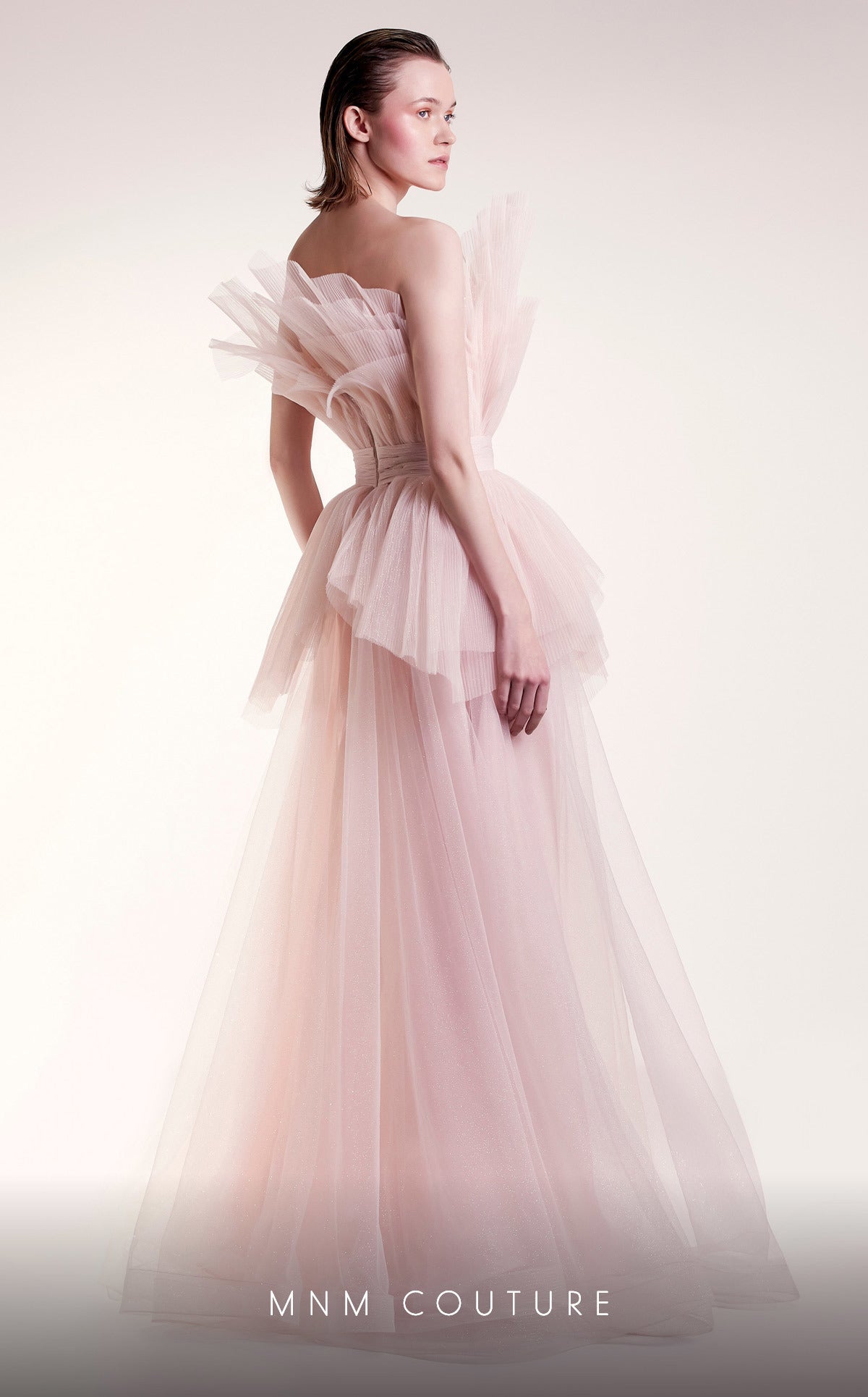 MNM Couture G1435 Formal Long A Line Evening Dress