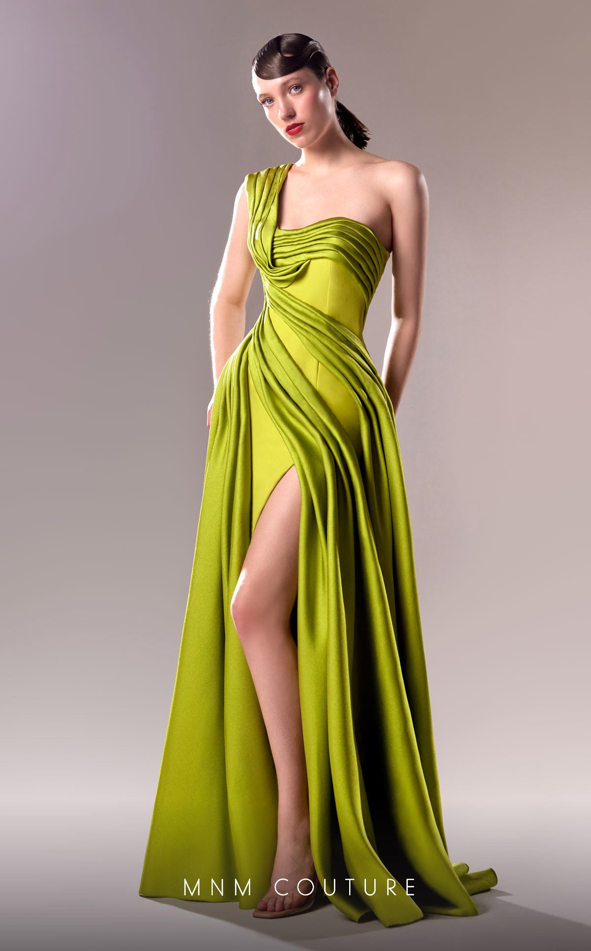 MNM Couture G1606 Long Formal Mermaid Evening Slit Dress