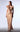 Formal Dresses Long Formal Beaded Applique Metallic Dress Beige