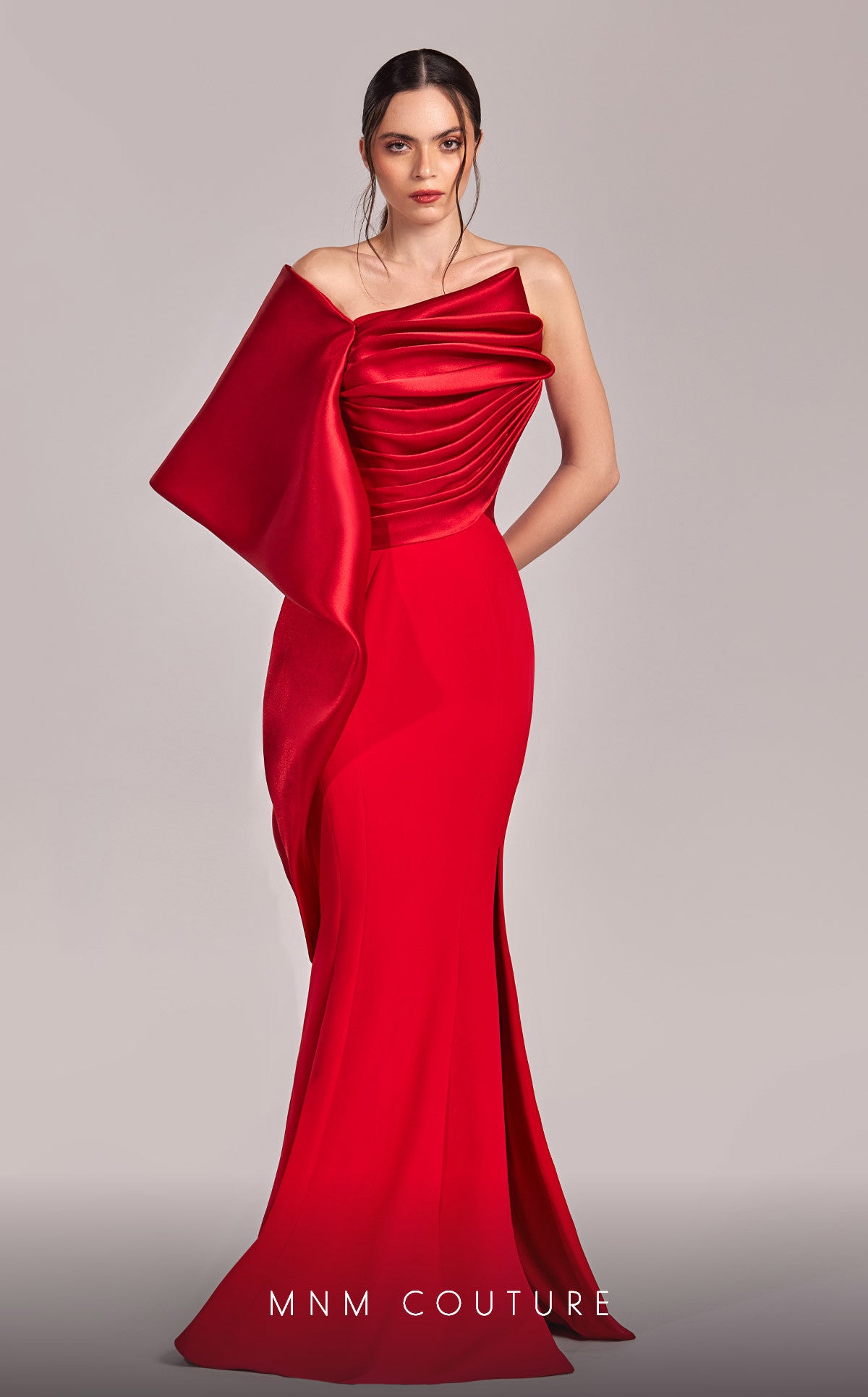 MNM Couture G1803 Mermaid Fit Long Formal Evening Dress