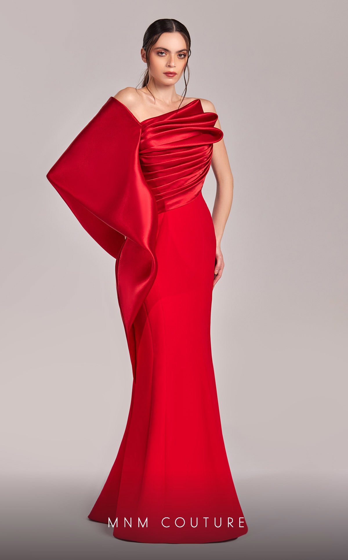 MNM Couture G1803 Mermaid Fit Long Formal Evening Dress