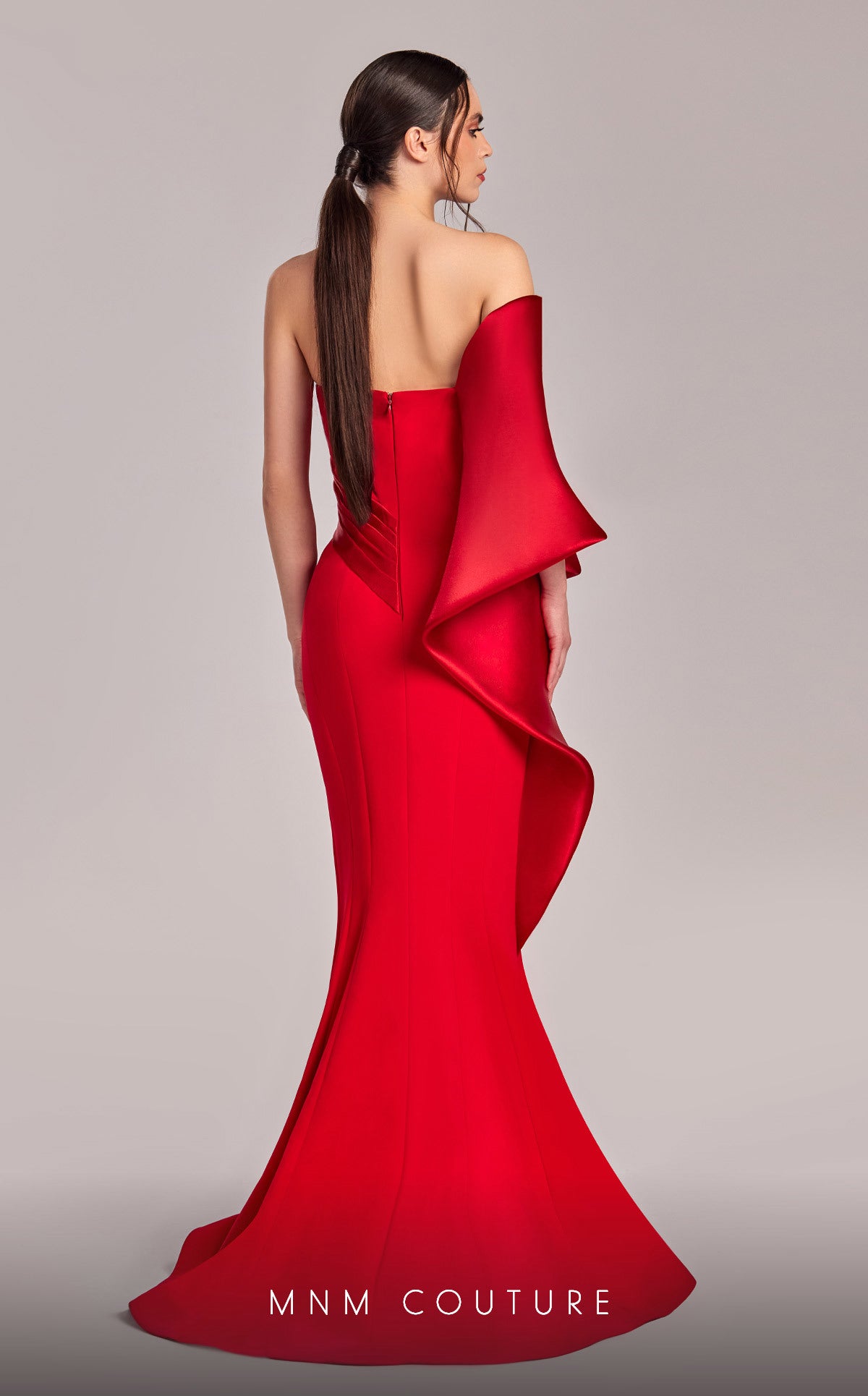 MNM Couture G1803 Mermaid Fit Long Formal Evening Dress