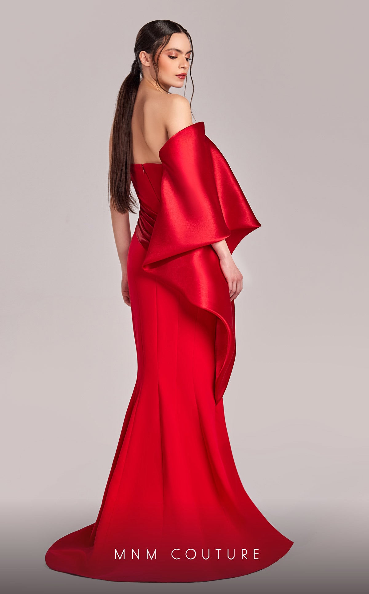 MNM Couture G1803 Mermaid Fit Long Formal Evening Dress
