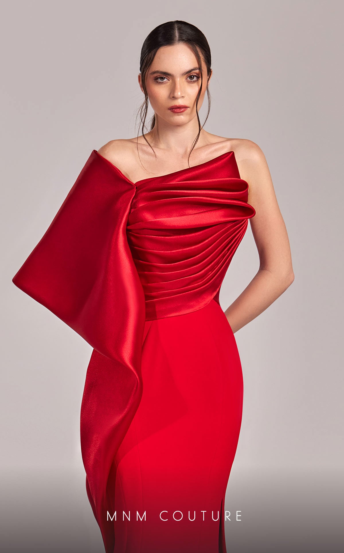 MNM Couture G1803 Mermaid Fit Long Formal Evening Dress