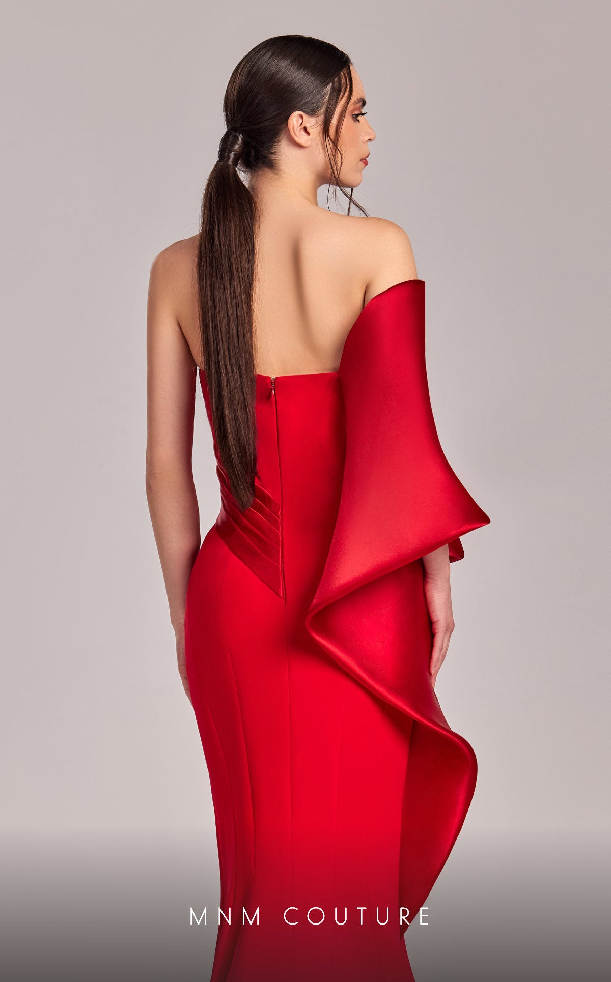 MNM Couture G1803 Mermaid Fit Long Formal Evening Dress