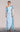 Formal Dresses Pleated Long Formal Slit Evening Dress Blue