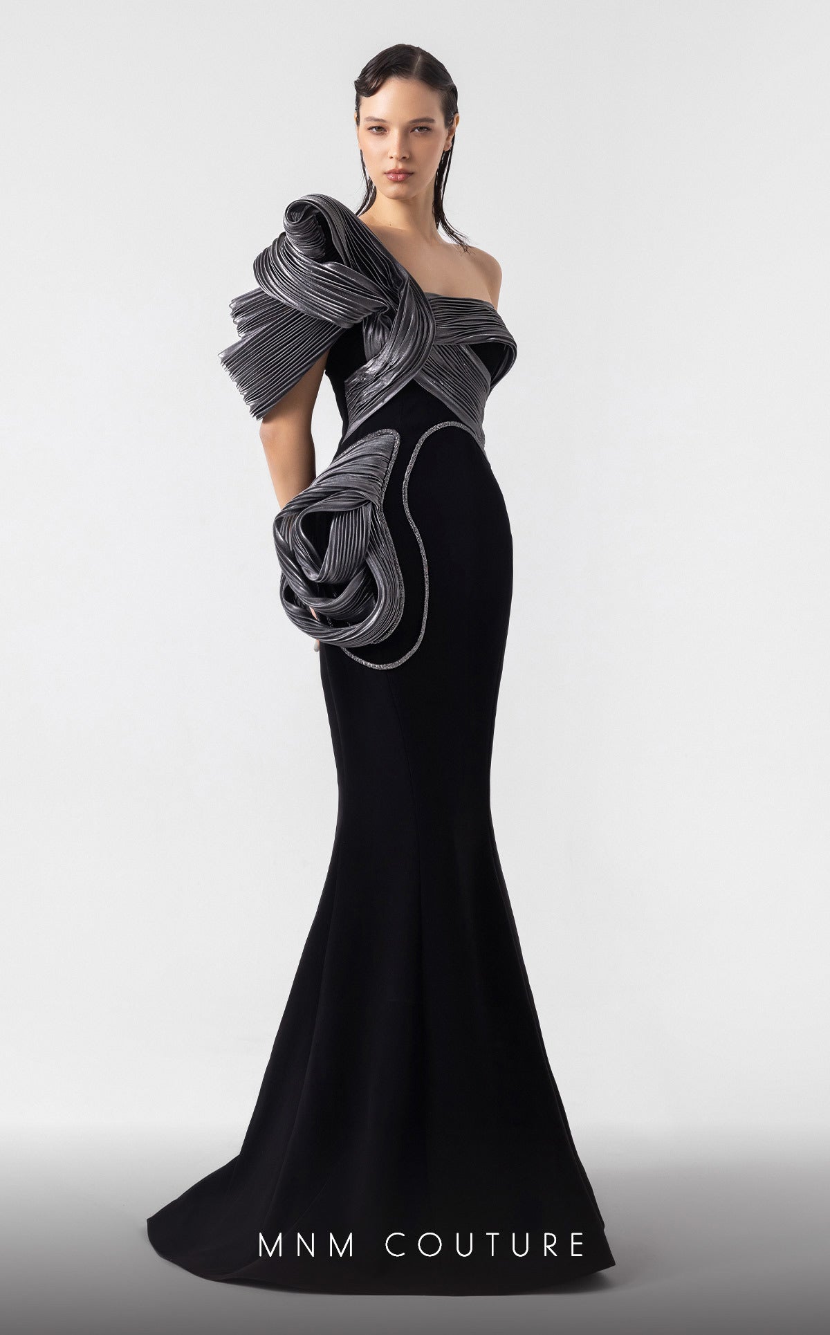 Formal Dresses Long Prom Mermaid Formal Evening Dress MNM Couture G1913 Black
