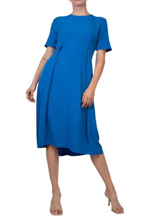 Maggy London G5121M Pleated High Low Cocktail Dress