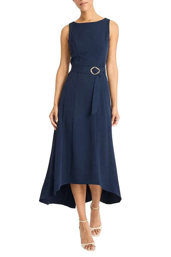 Maggy London Fit & Flare Hi-Lo Midi Dress G6442M