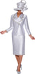 Mother of the Bride Dresses Two Piece Mother of the Bride Jacket Skirt Set White