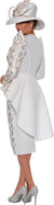 Mother of the Bride Dresses Overskirt Mother of the Bride Long Sleeve Dress White/Gold