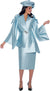 Mother of the Bride Dresses Ribbon Mother of the Bride Two Piece Jacket Skirt Set Blue