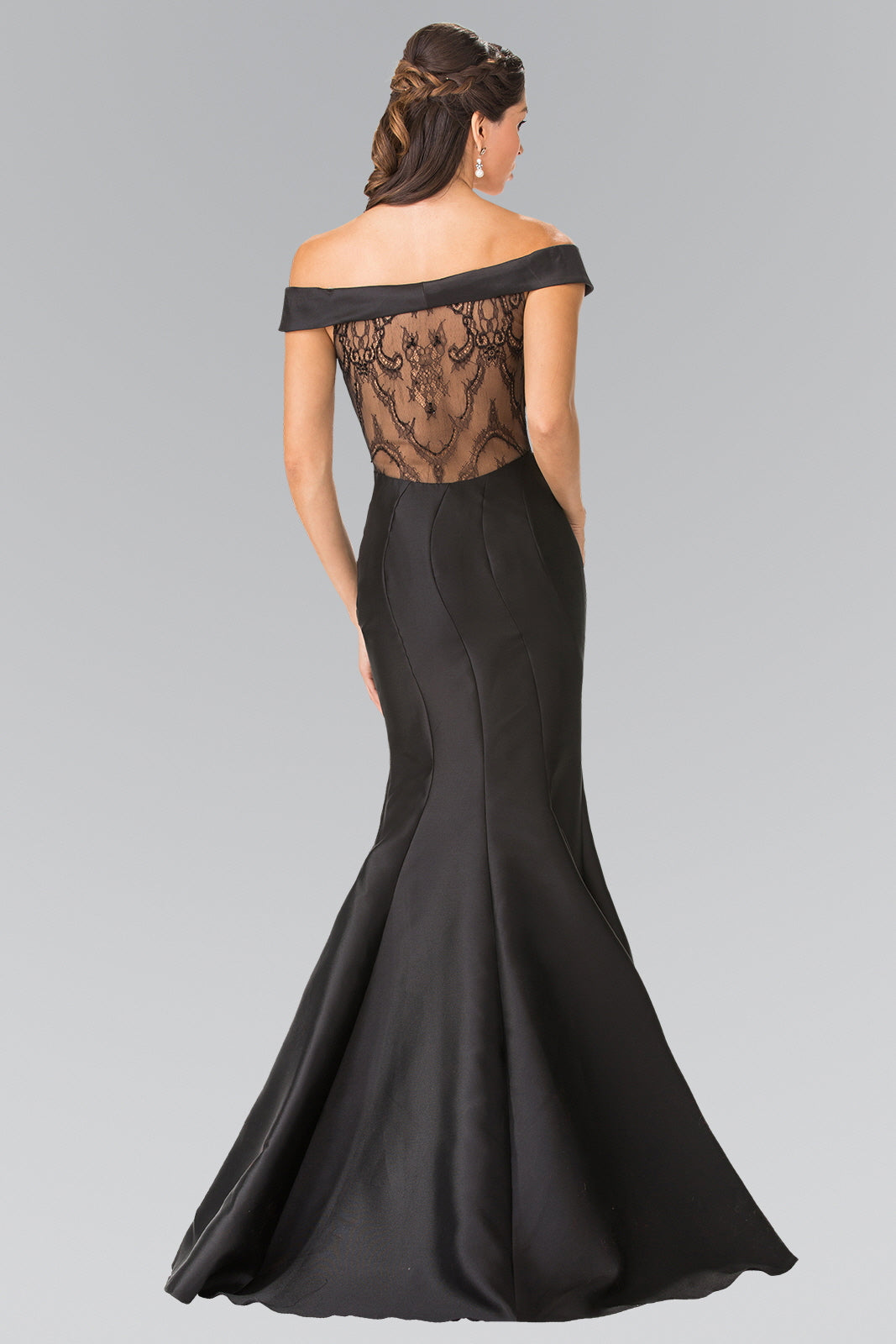 Mermaid Long Off Shoulder Formal Prom Dress