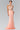 Prom Long Beaded Dress Formal Evening Gown - The Dress Outlet Peach