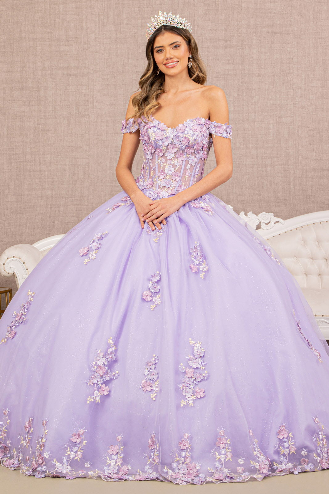 Long Quinceanera Dress Sweet 16 Ball Gown
