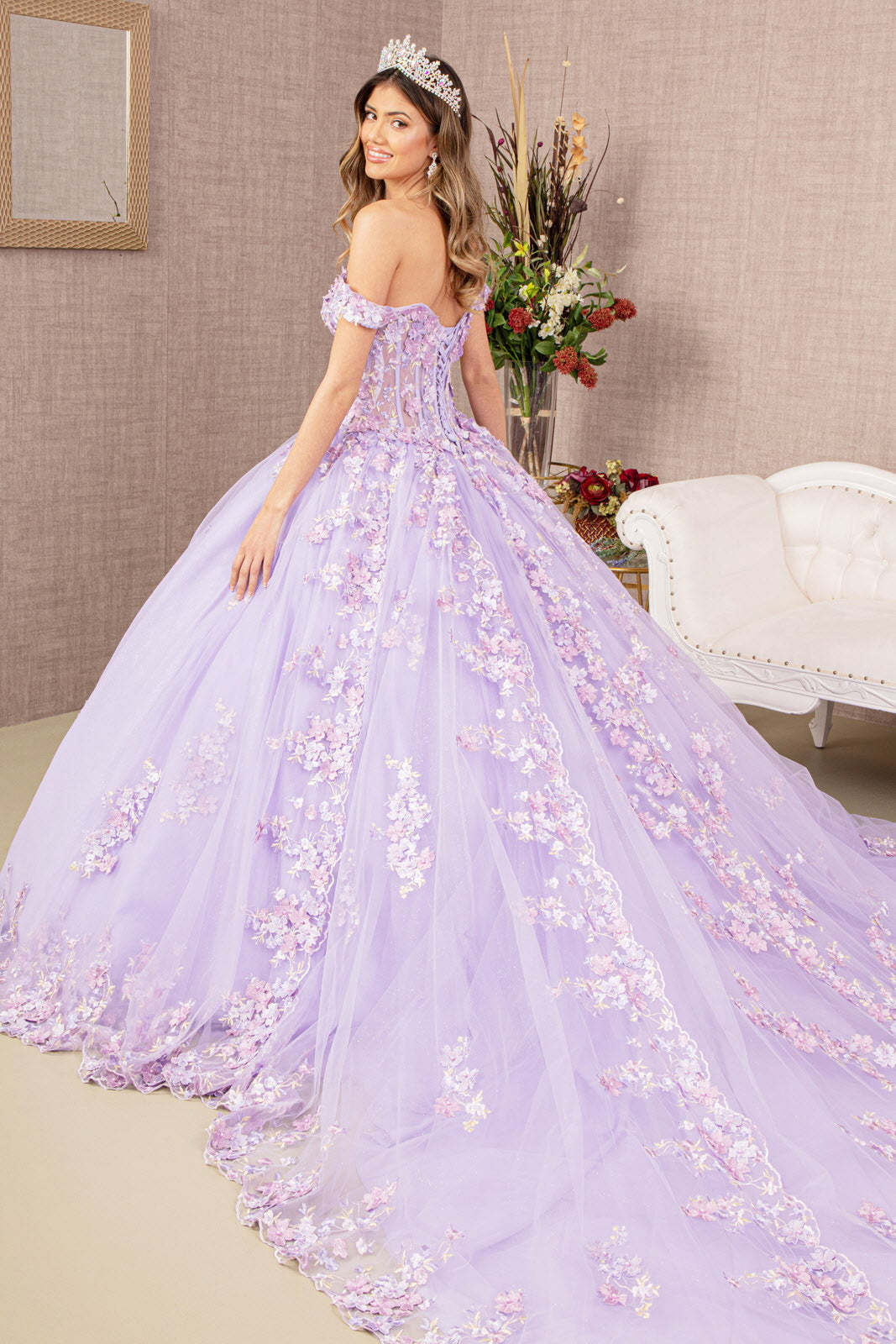 Long Quinceanera Dress Sweet 16 Ball Gown