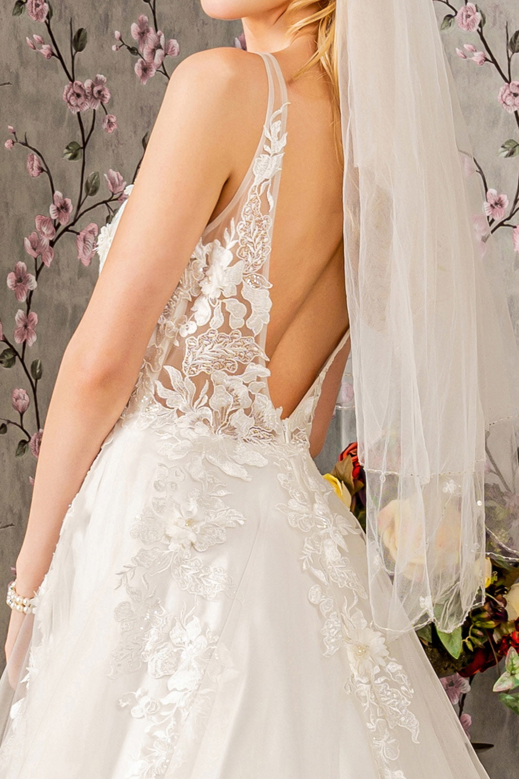 Simple Long Bridal Gown A Line Wedding Dress