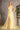 Prom Dresses Feather Detachable Waist Drape Mermaid Long Prom Dress Light Yellow