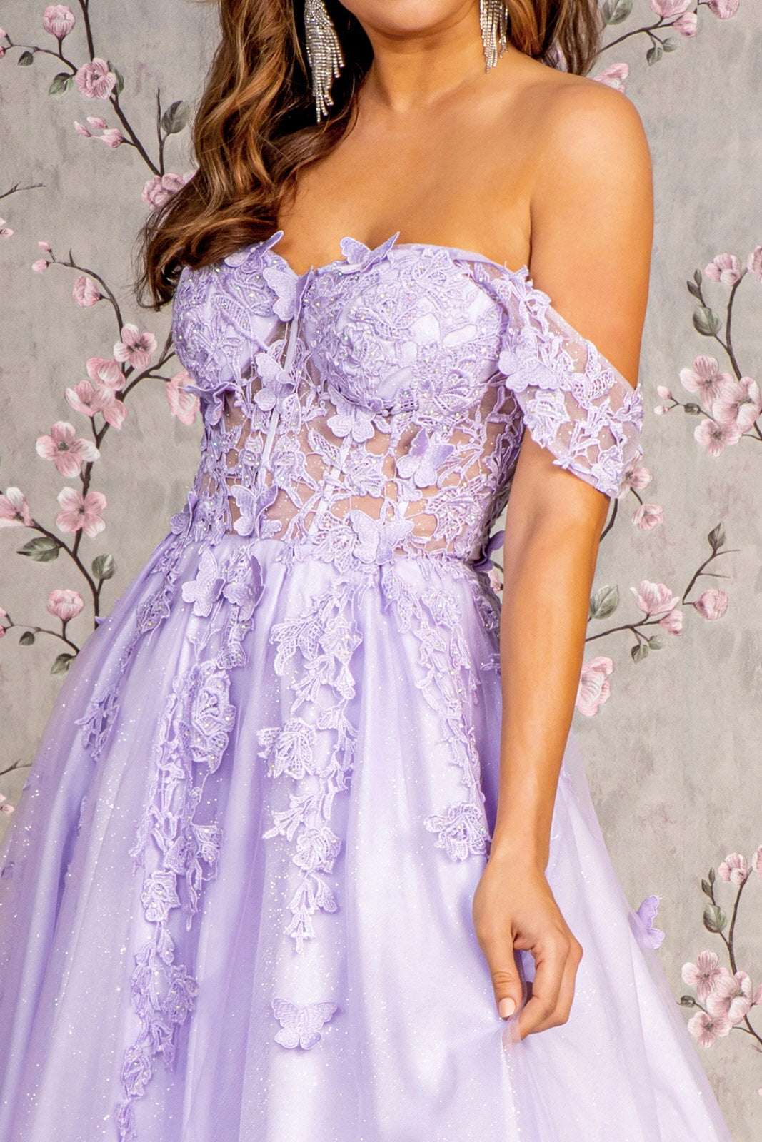 Long Formal A Line Prom Dress