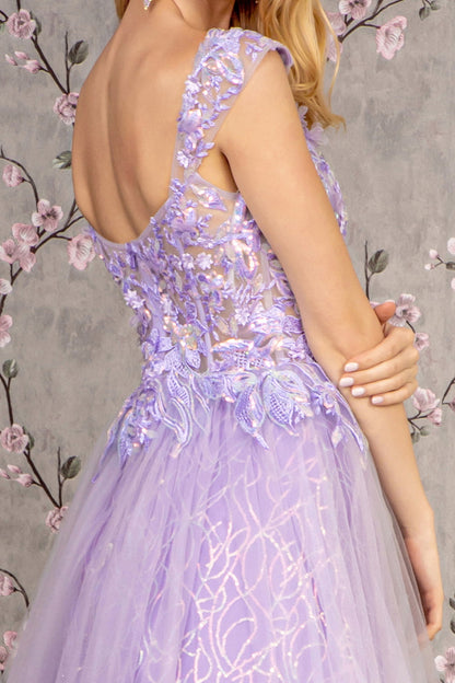 Prom Dresses Prom A line Long Dress Lilac