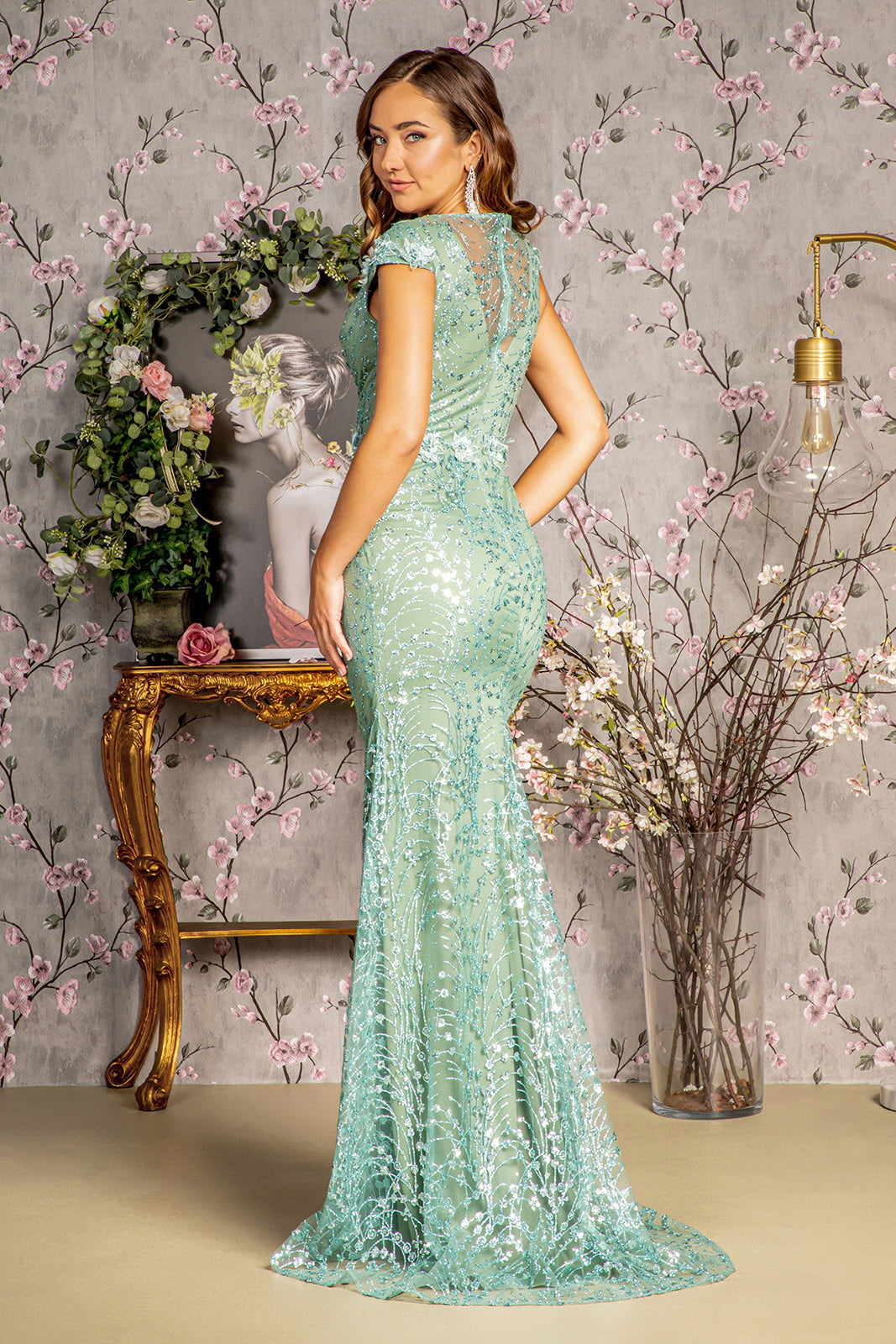 Long Mermaid Mother of the Bride Formal Dress