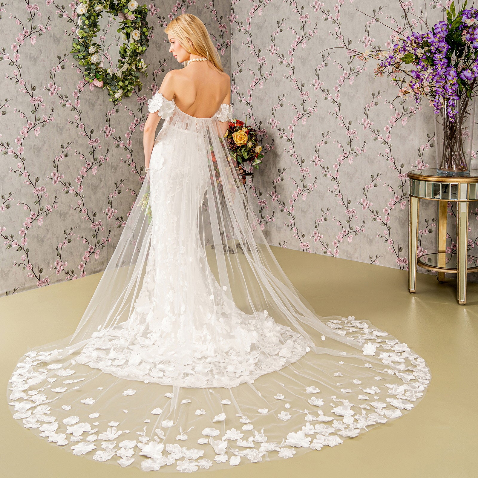 Long Mermaid Wedding Dress