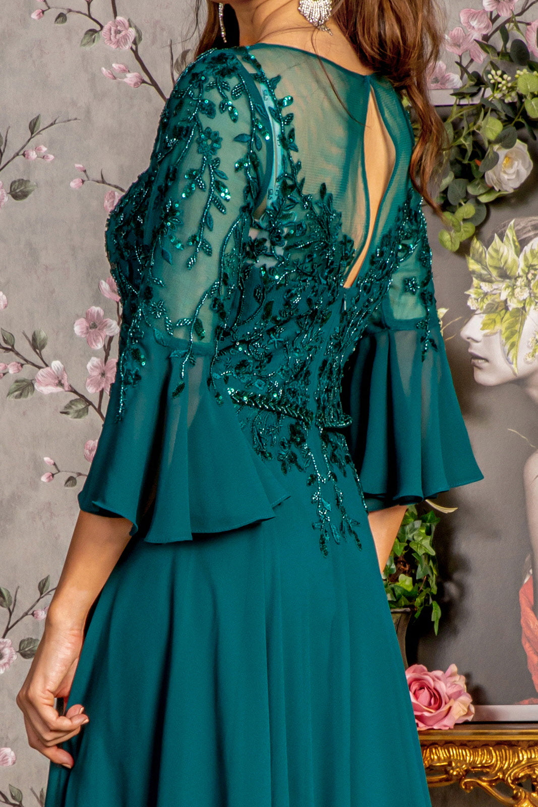 Long Mother of the Bride Formal Dress