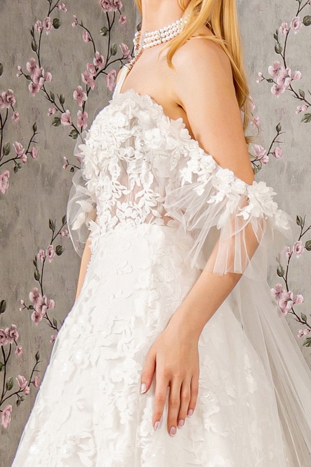 Long Bridal Wedding Dress