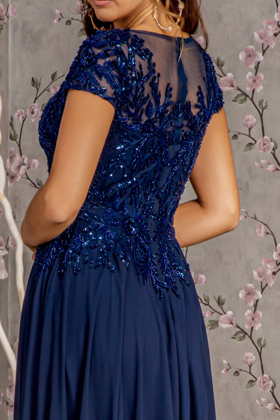 Long Formal A Line Mother of the Bride Dress