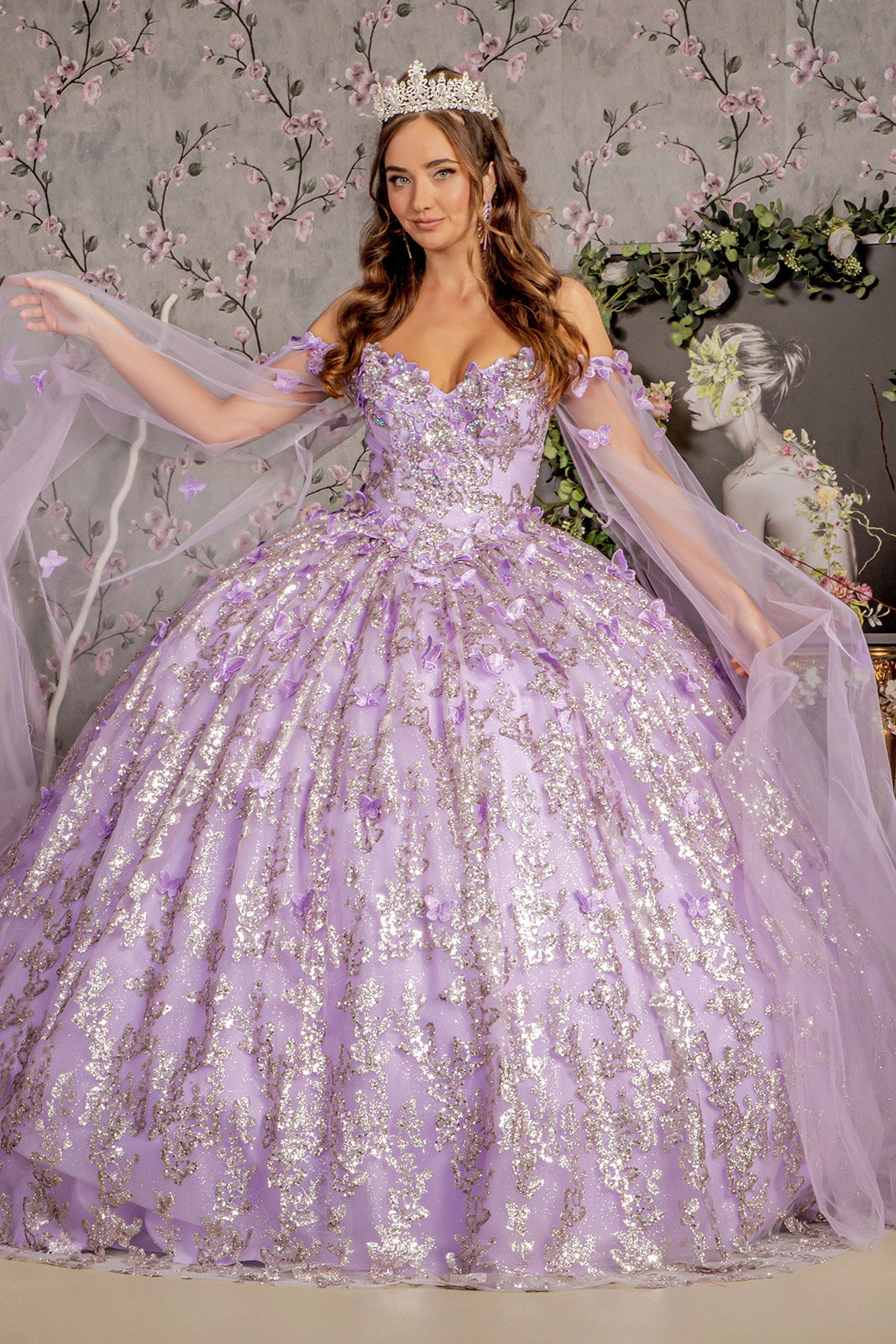 Long Sweet 16 Quinceanera Dress