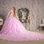Quinceniera Dresses Side Long Drapes Quinceanera Ball Gown Lilac