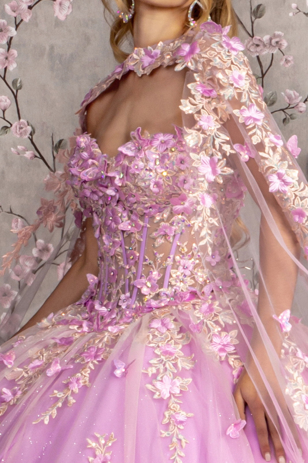 Sweet 16 Long Quinceanera Ball Gown