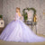 Quinceniera Dresses Glitter Sequin Quinceanera Ball Gown Lilac