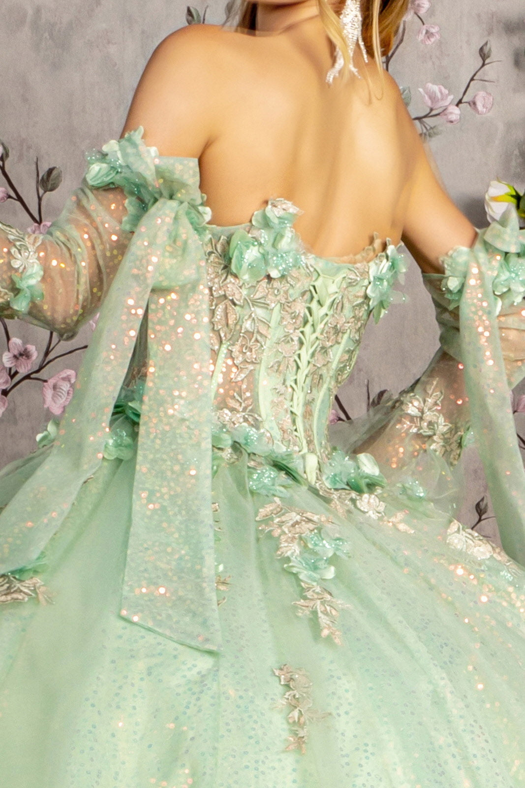 Quinceniera Dresses Jewel Quinceanera Ball Gown Sage